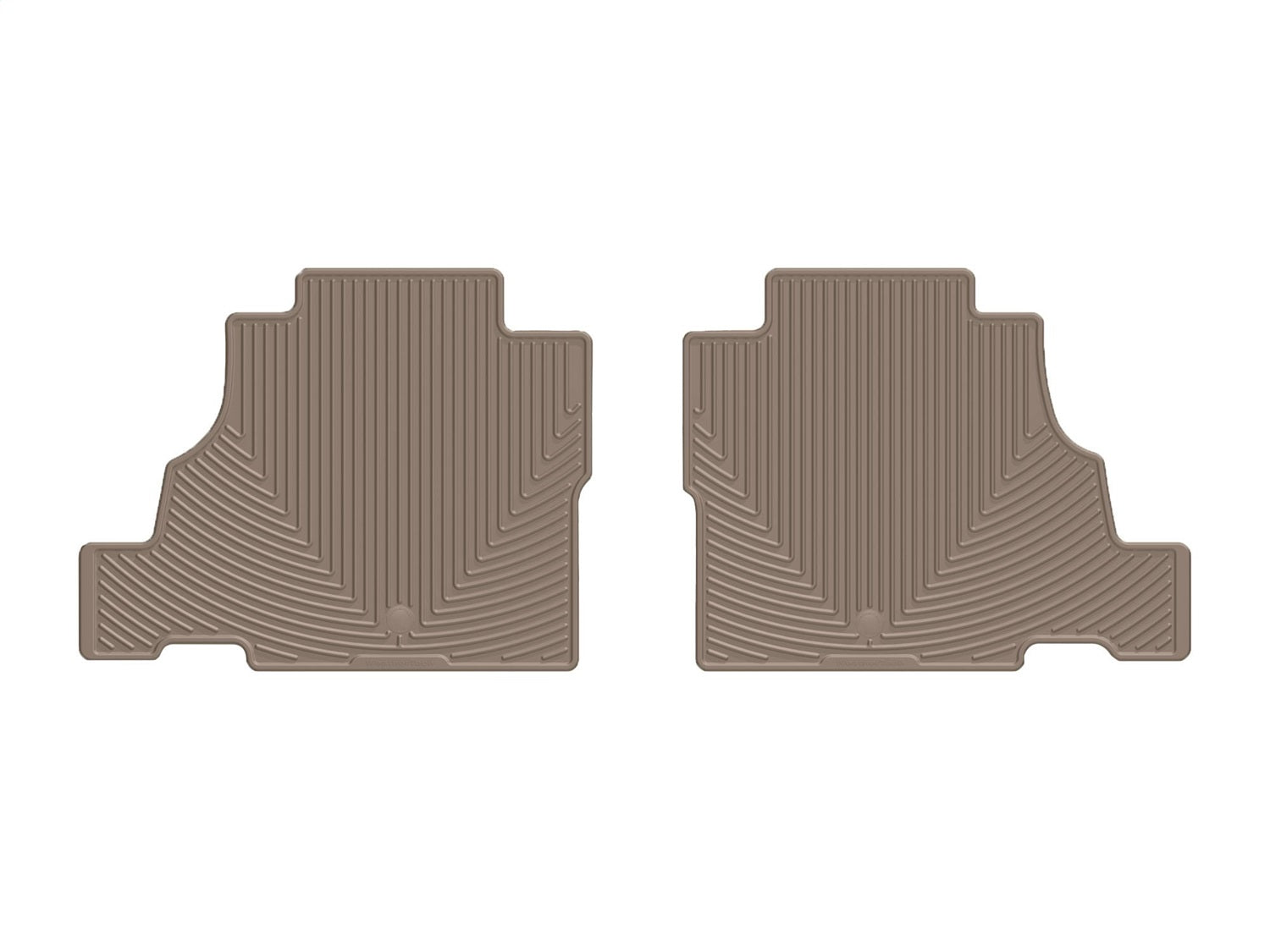 Weathertech W478TN All Weather Floor Mats; Tan; Rear; Weathertech W478TN