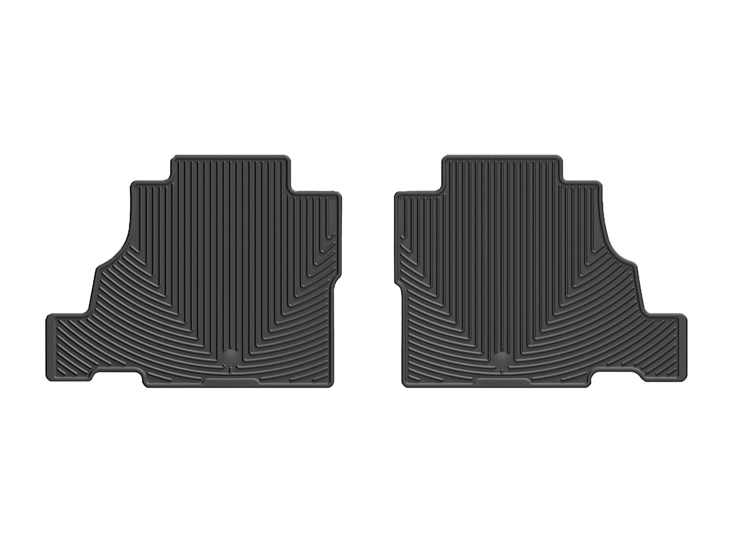 Weathertech W478 All Weather Floor Mats; Black; Rear; Weathertech W478