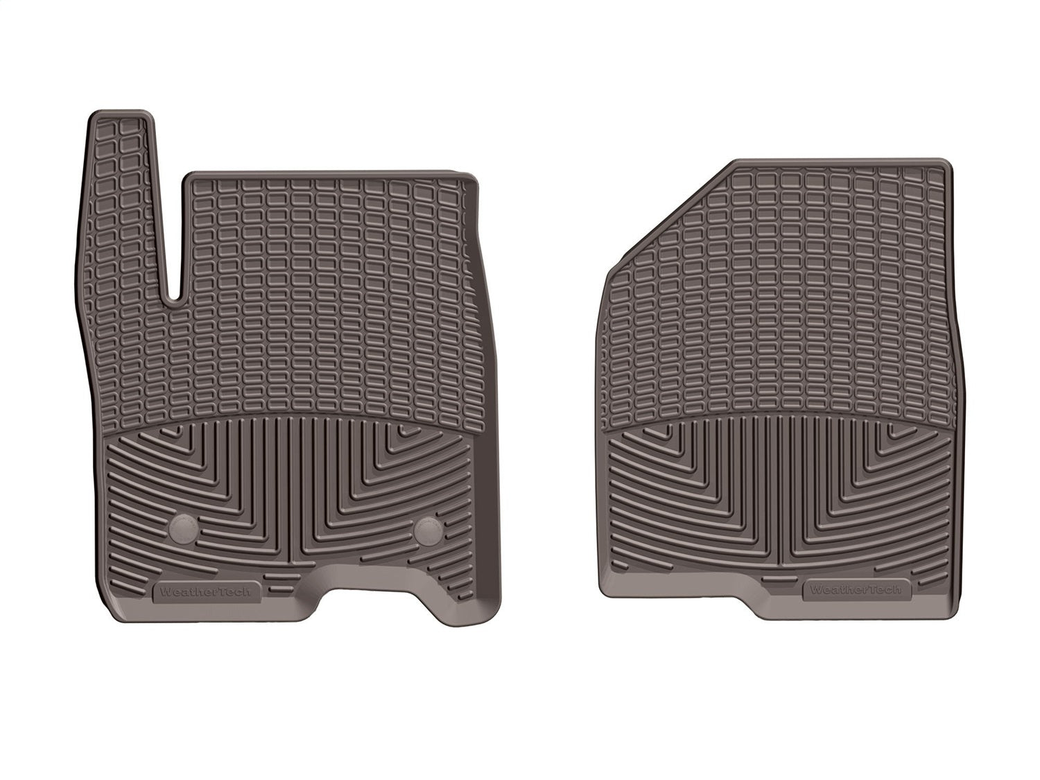 Weathertech W489CO All Weather Floor Mats; Cocoa; Front; Weathertech W489CO