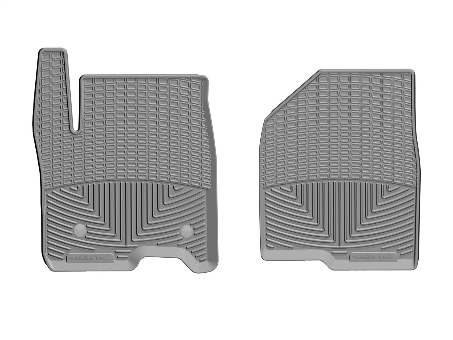 Weathertech W489GR All Weather Floor Mats; Gray; Front; Weathertech W489GR