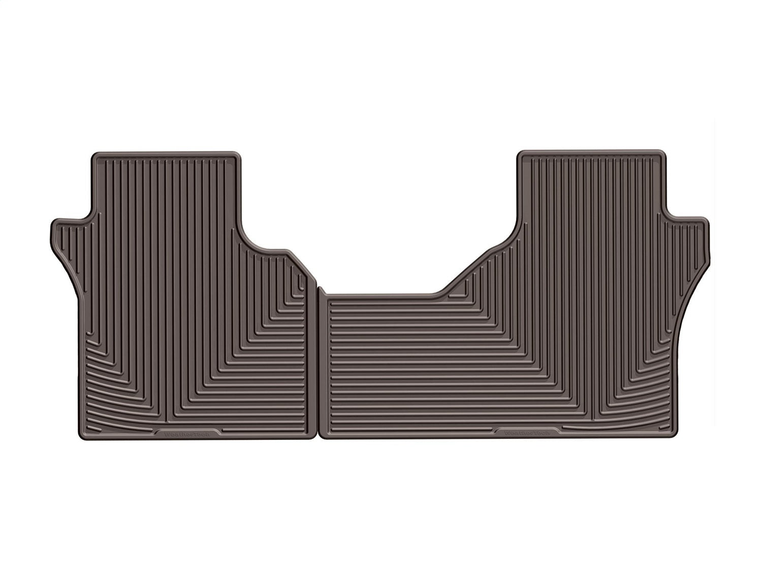 Weathertech W490CO All Weather Floor Mats; Cocoa; Rear; Weathertech W490CO