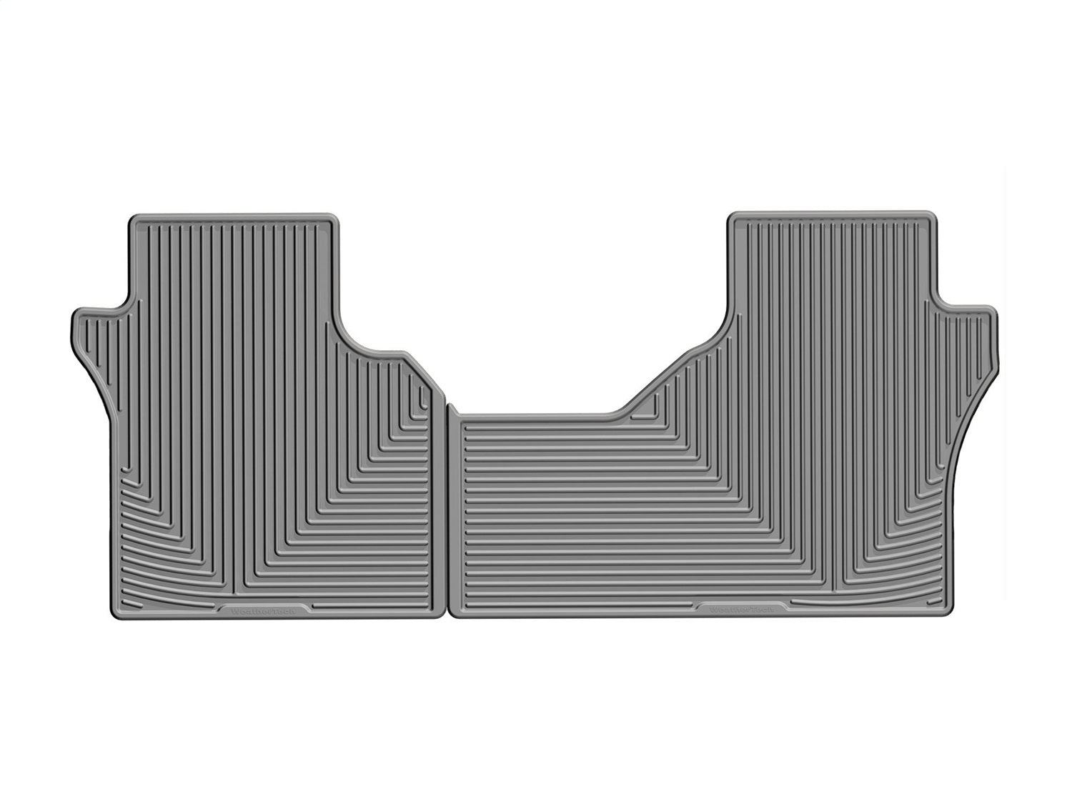 Weathertech W490GR All Weather Floor Mats; Gray; Rear; Weathertech W490GR