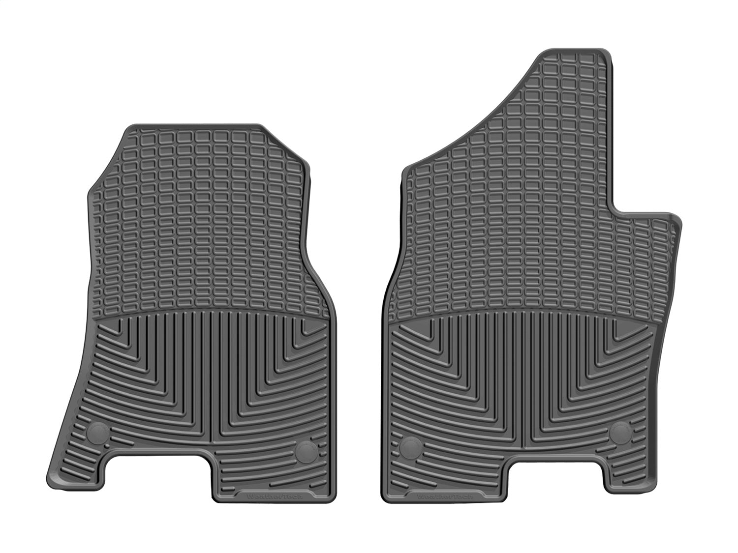 Weathertech W506 All Weather Floor Mats; Black; Front; Weathertech W506