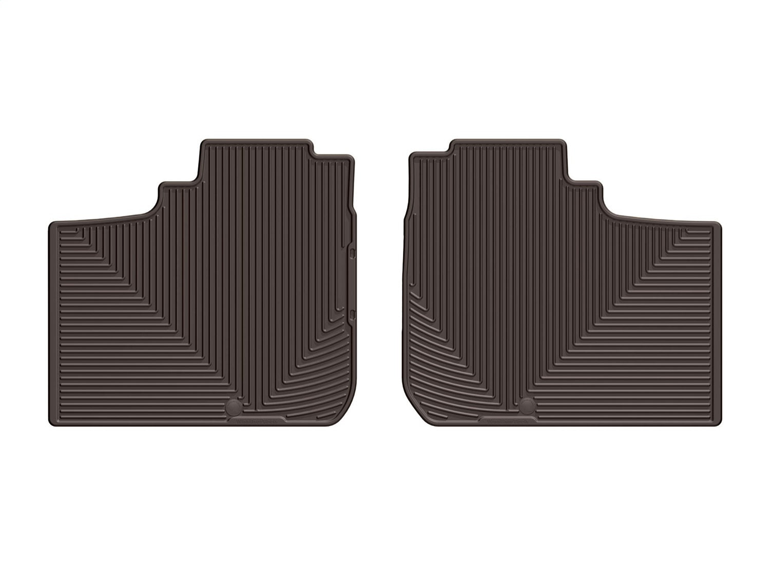 Weathertech W507CO All Weather Floor Mats; Cocoa; Rear; Weathertech W507CO