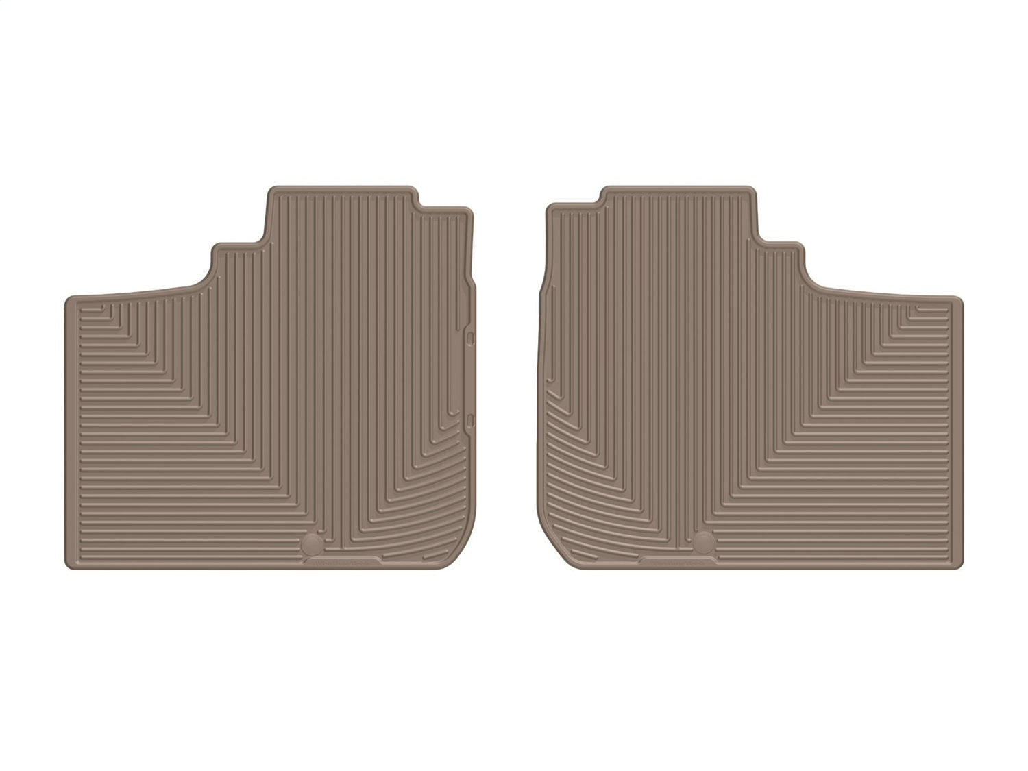 Weathertech W507TN All Weather Floor Mats; Tan; Rear; Weathertech W507TN