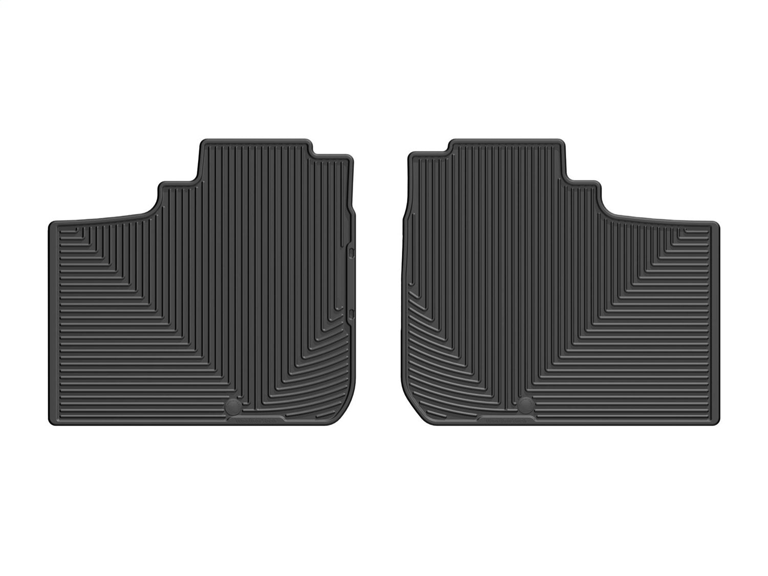 Weathertech W507 All Weather Floor Mats; Black; Rear; Weathertech W507