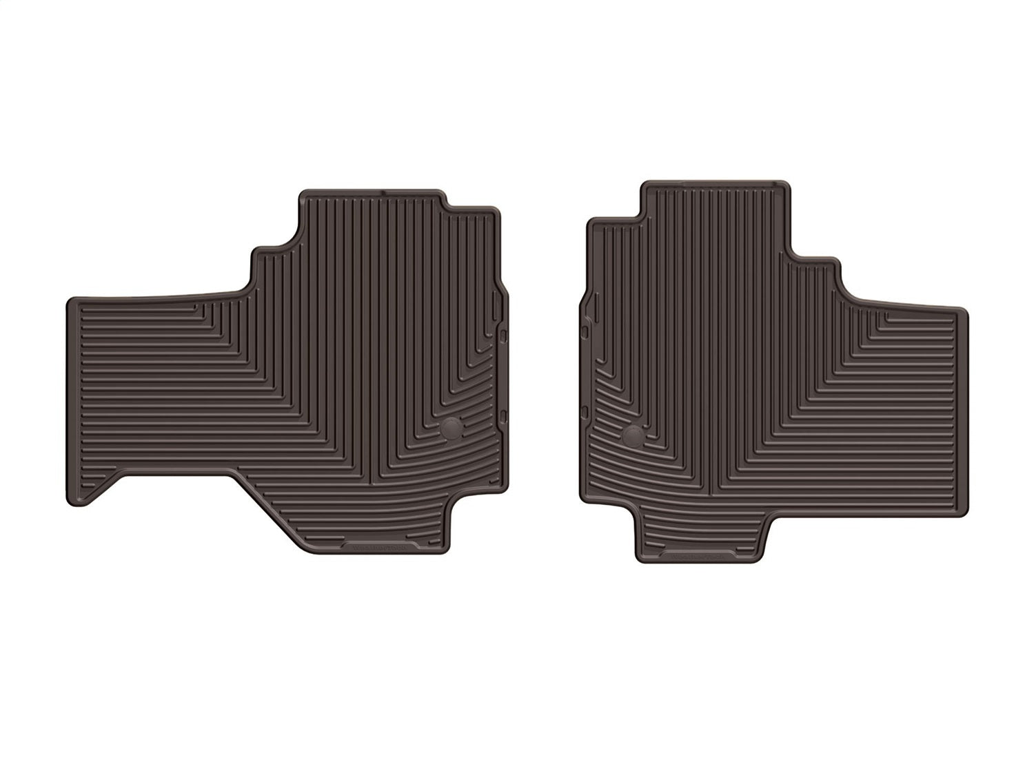 Weathertech W508CO All Weather Floor Mats; Cocoa; Rear; Weathertech W508CO