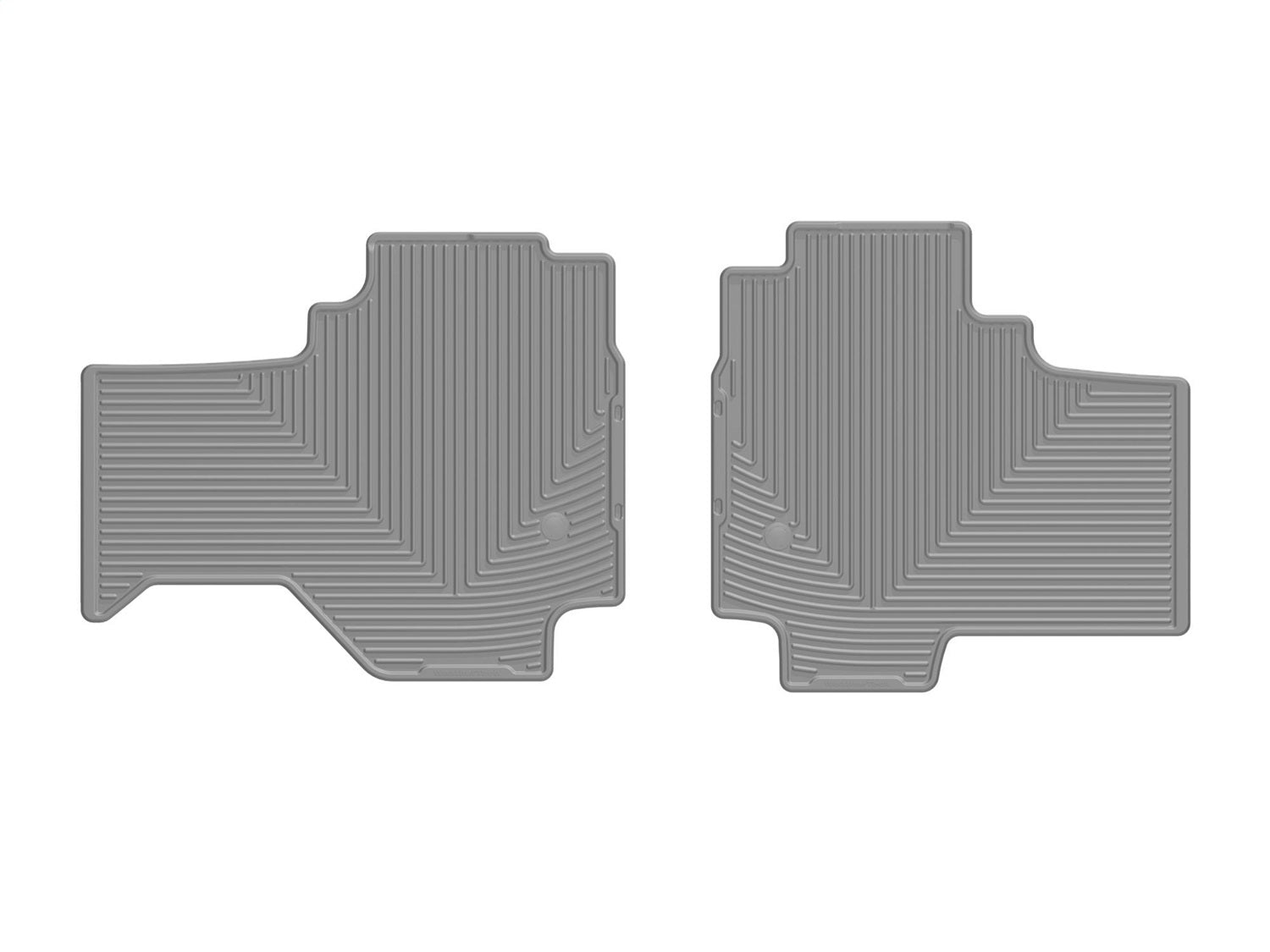 Weathertech W508GR All Weather Floor Mats; Gray; Rear; Weathertech W508GR