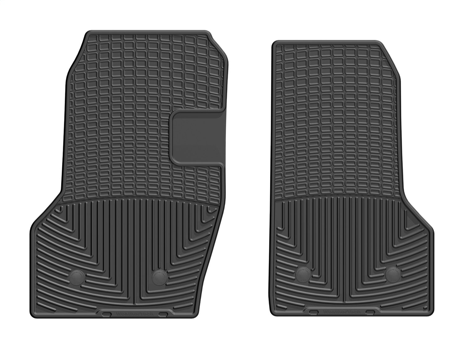 Weathertech W509 All Weather Floor Mats; Black; Front; Weathertech W509