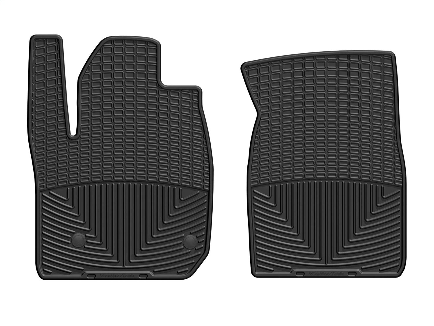Weathertech W510 All Weather Floor Mats; Black; Front; Weathertech W510