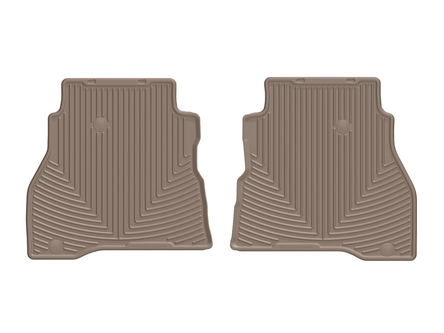 Weathertech W511TN All Weather Floor Mats; Tan; Rear; Weathertech W511TN