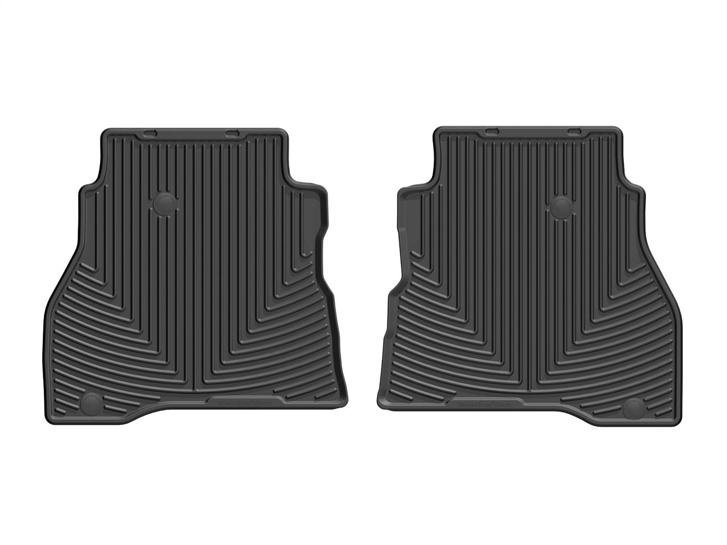 Weathertech W511 All Weather Floor Mats; Black; Rear; Weathertech W511