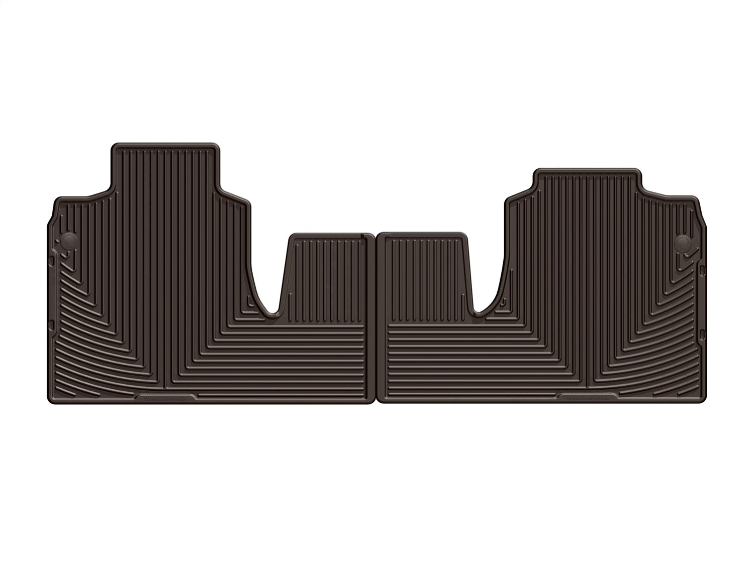 Weathertech W518CO All Weather Floor Mats; Cocoa; Rear; Weathertech W518CO