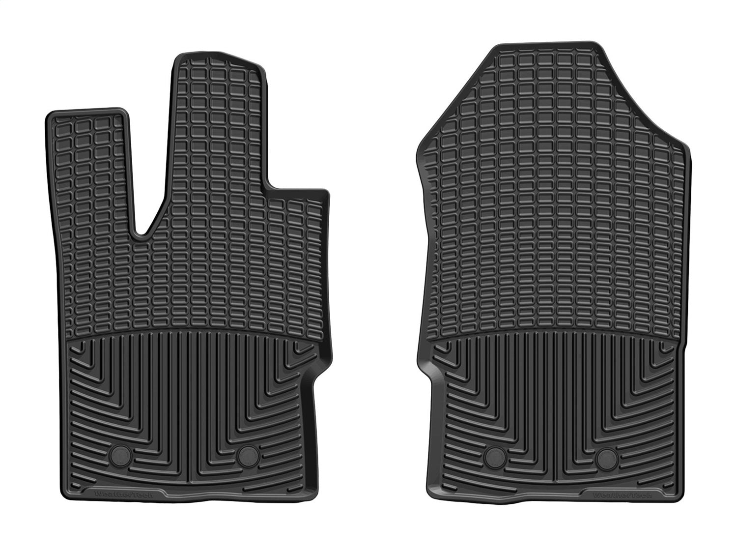 Weathertech W519 All Weather Floor Mats; Black; Front; Weathertech W519