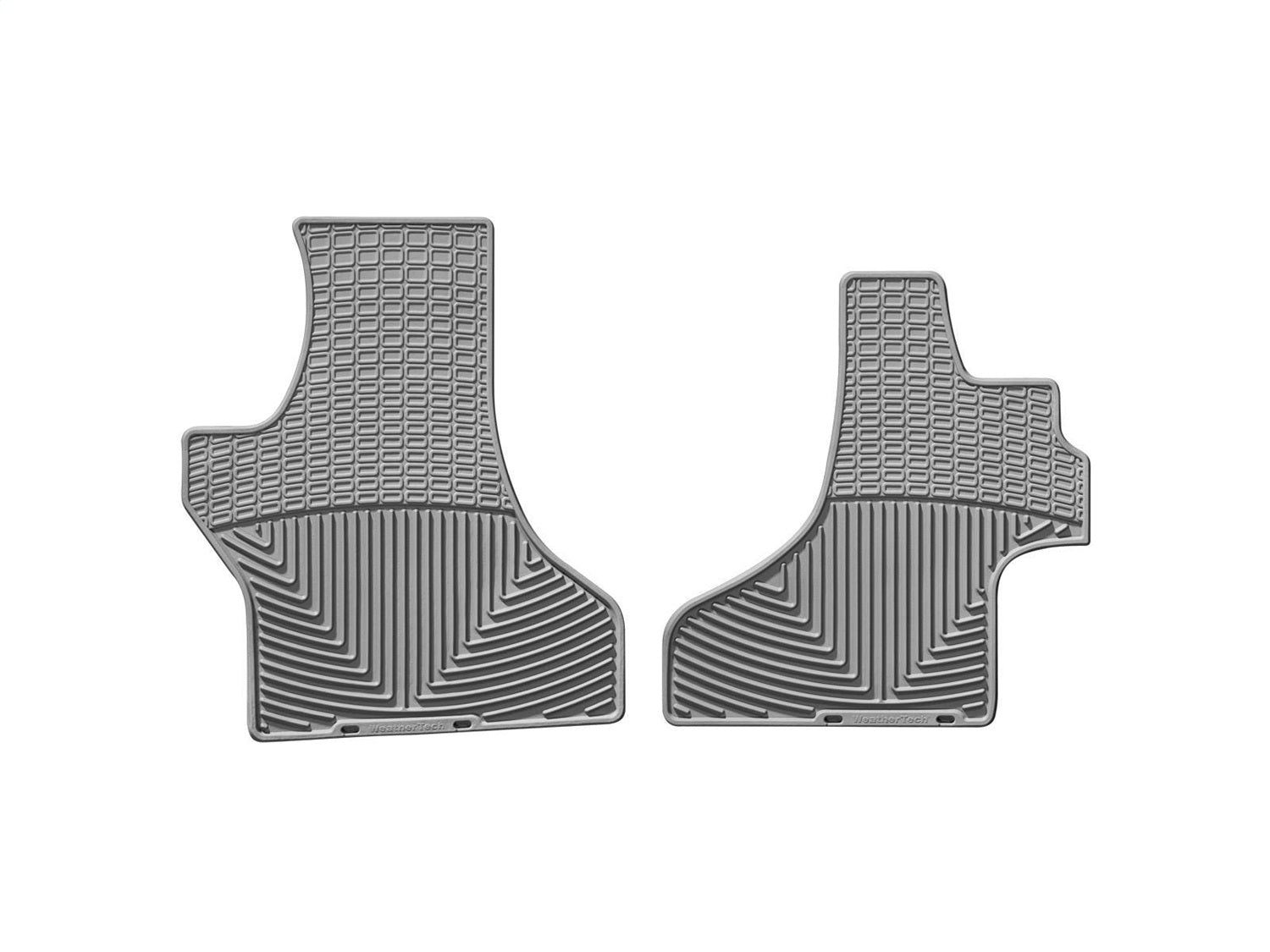 Weathertech W51GR All Weather Floor Mats; Gray; Front; Weathertech W51GR