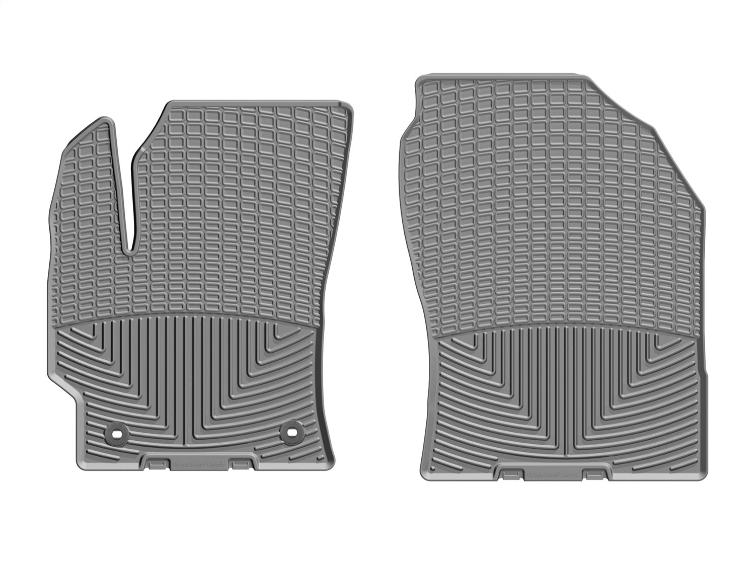 Weathertech W522GR All Weather Floor Mats; Gray; Front; Weathertech W522GR