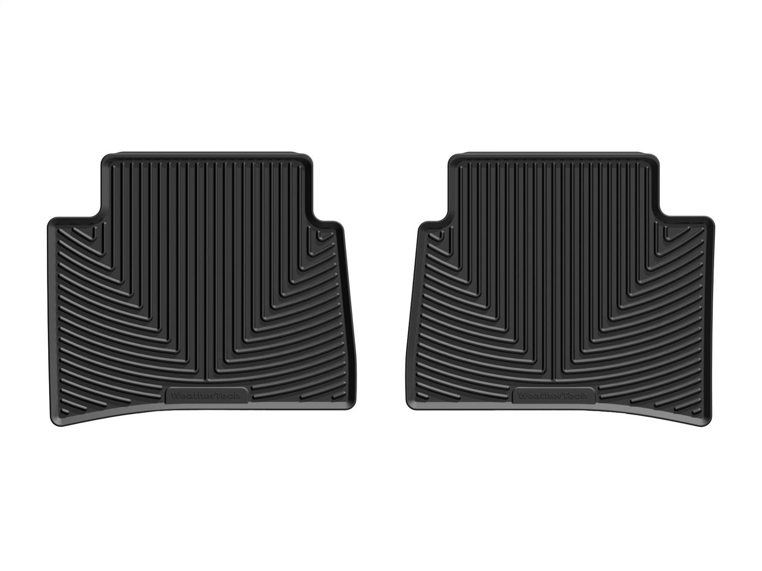 Weathertech W523 All Weather Floor Mats; Black; Rear; Weathertech W523