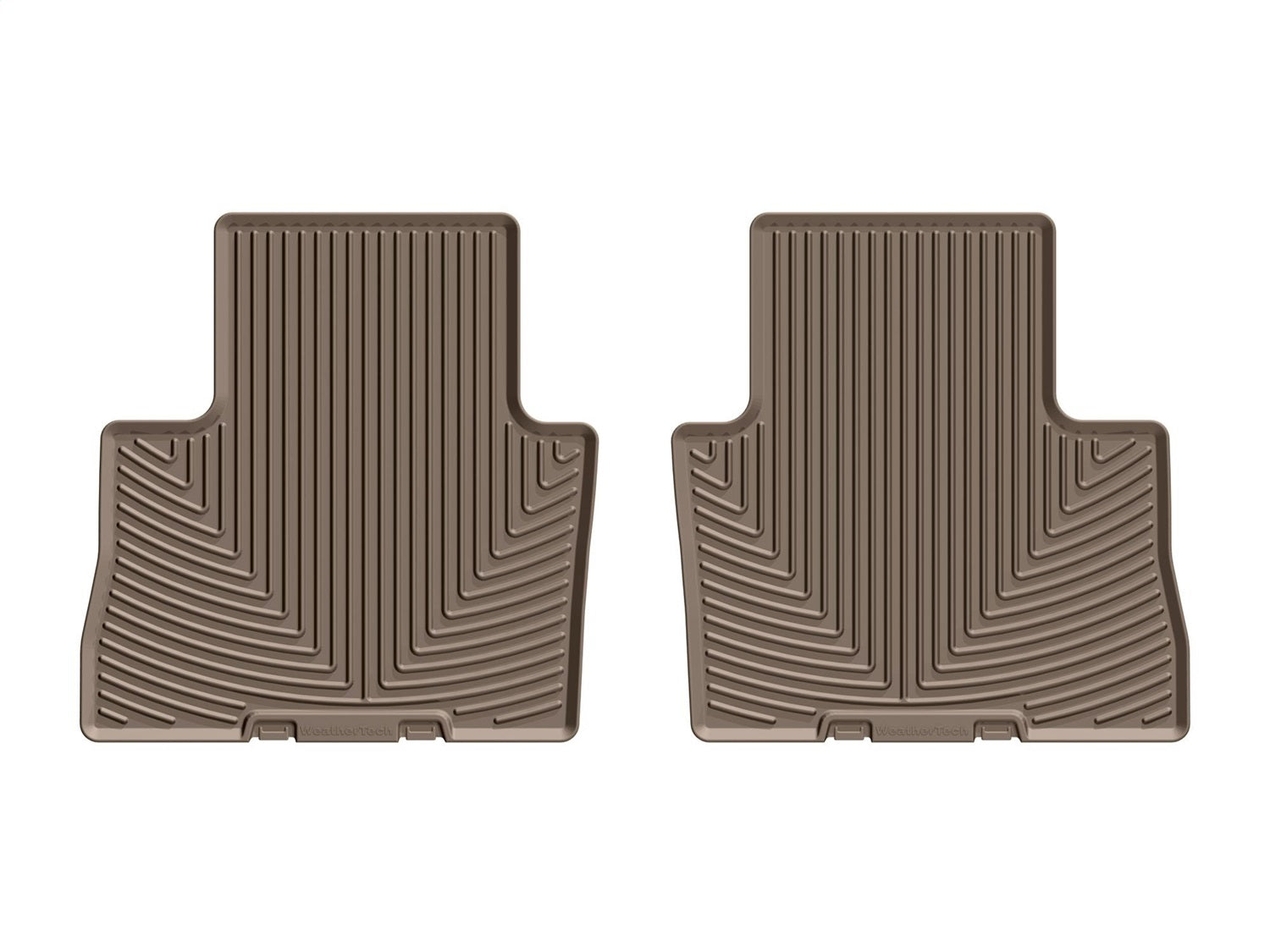 Weathertech W525TN All Weather Floor Mats; Tan; Rear; Weathertech W525TN
