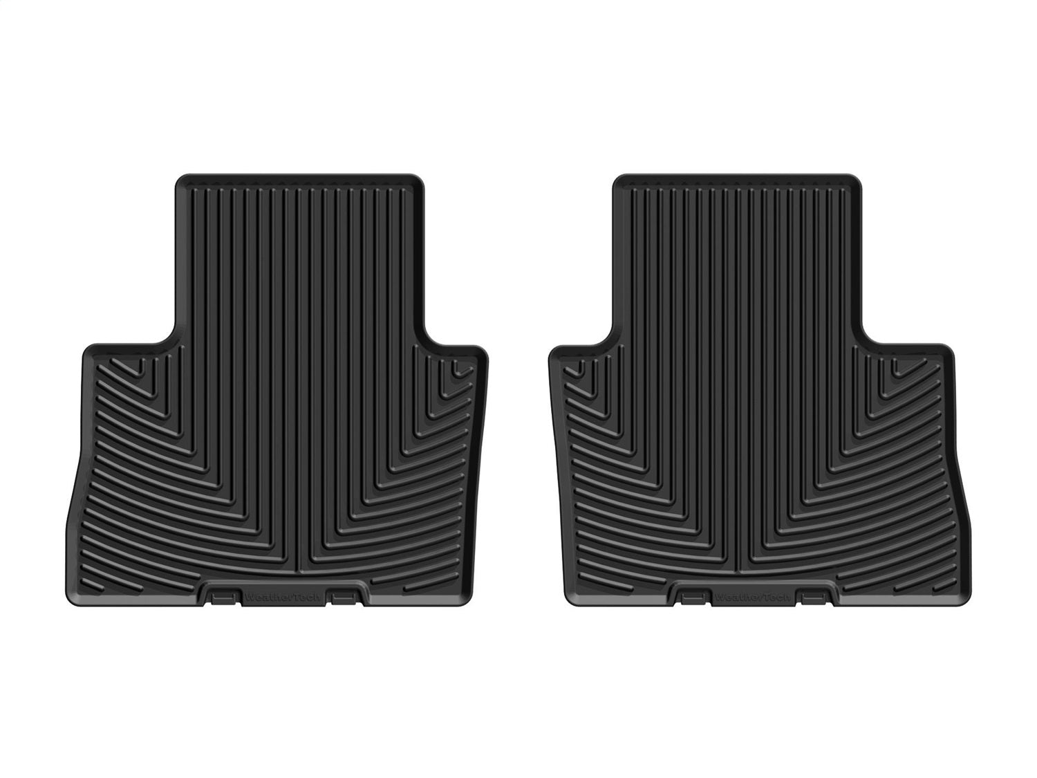 Weathertech W525 All Weather Floor Mats; Black; Rear; Weathertech W525
