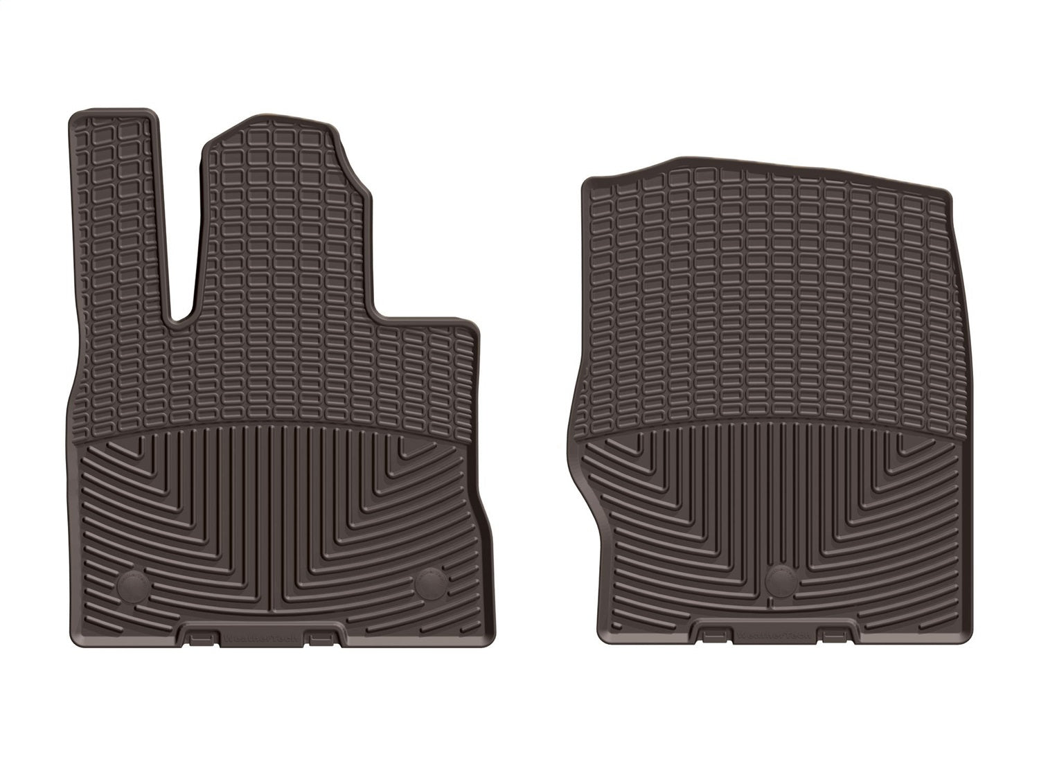 Weathertech W526CO All Weather Floor Mats; Cocoa; Front; Weathertech W526CO