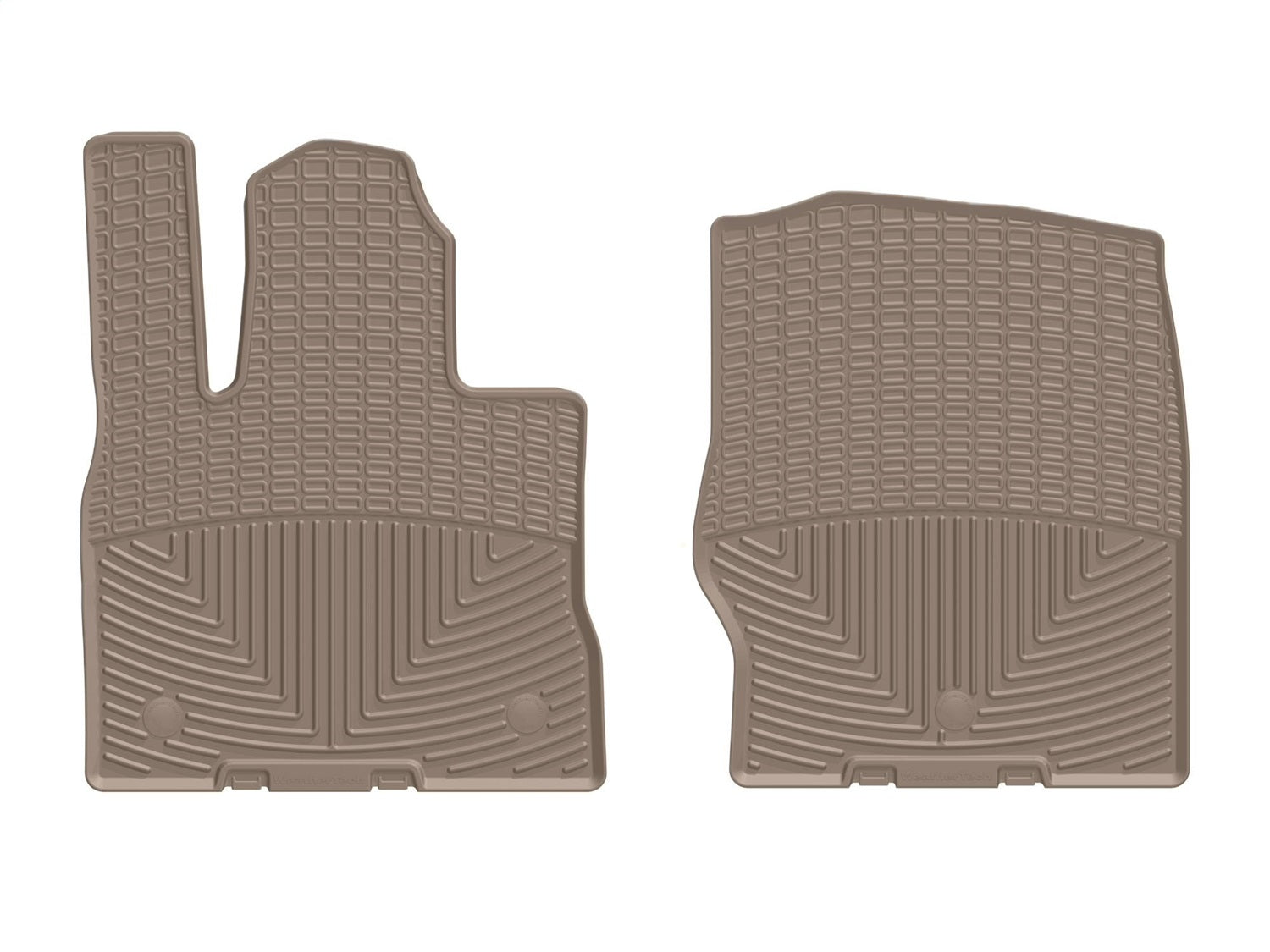 Weathertech W526TN All Weather Floor Mats; Tan; Front; Weathertech W526TN