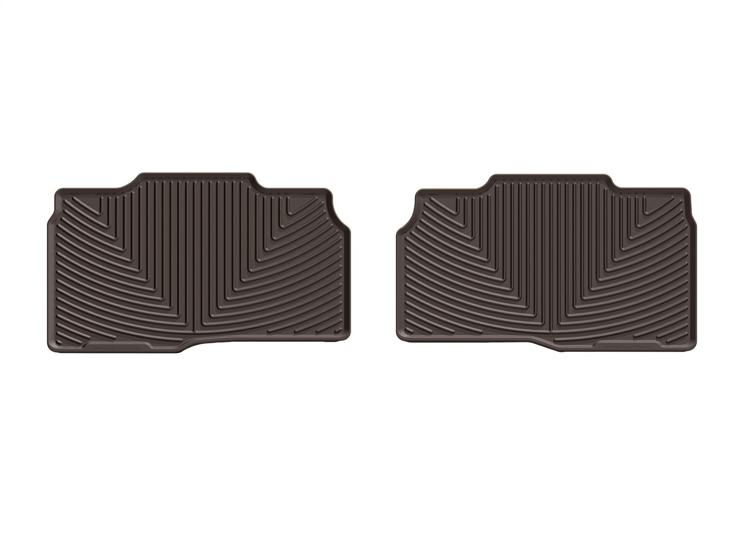 Weathertech W527CO All Weather Floor Mats; Cocoa; Rear; Weathertech W527CO