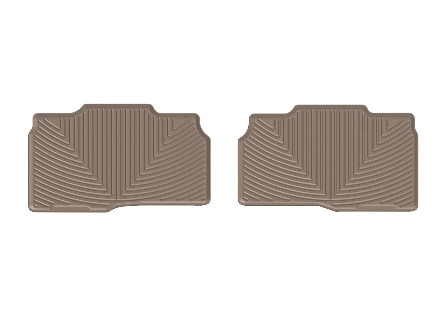 Weathertech W527TN All Weather Floor Mats; Tan; Rear; Weathertech W527TN