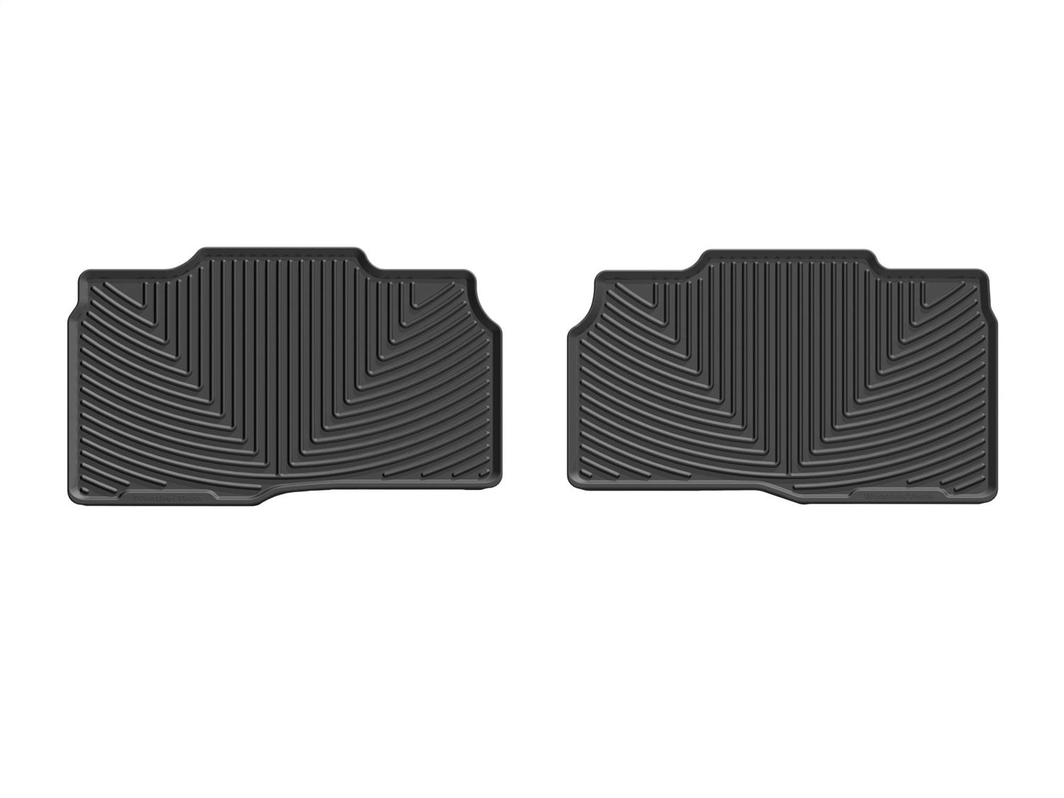 Weathertech W527 All Weather Floor Mats; Black; Rear; Weathertech W527