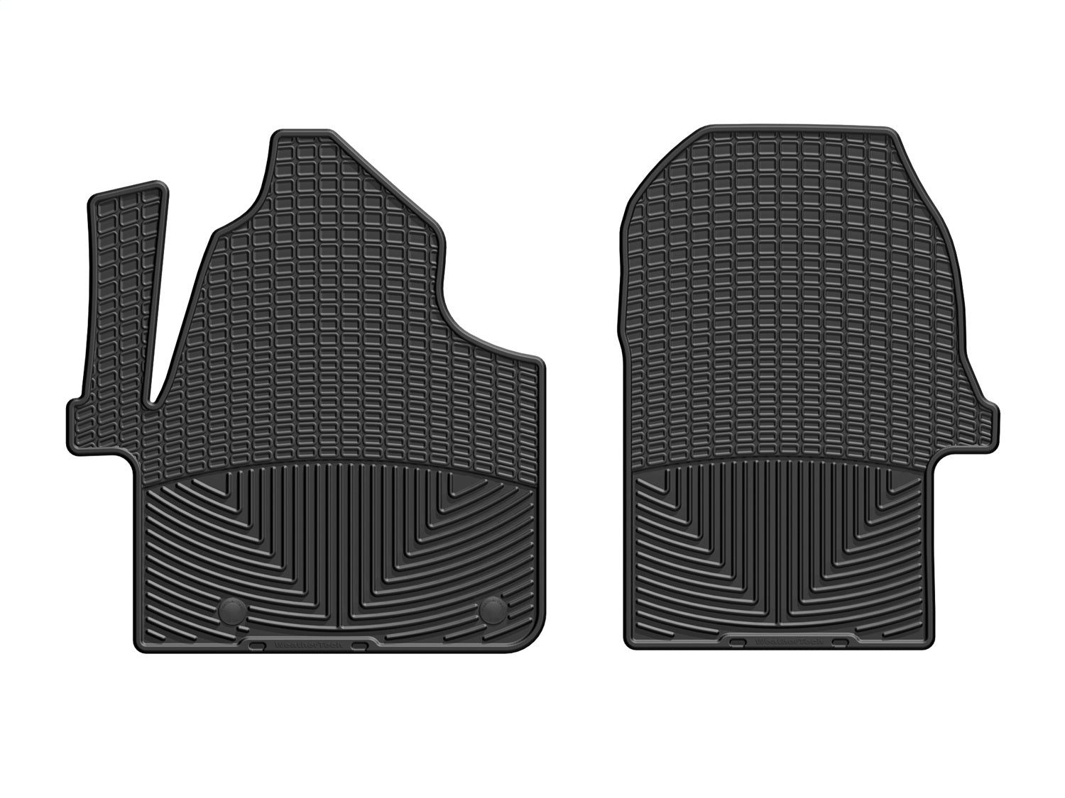Weathertech W529 All Weather Floor Mats; Black; Front; Weathertech W529