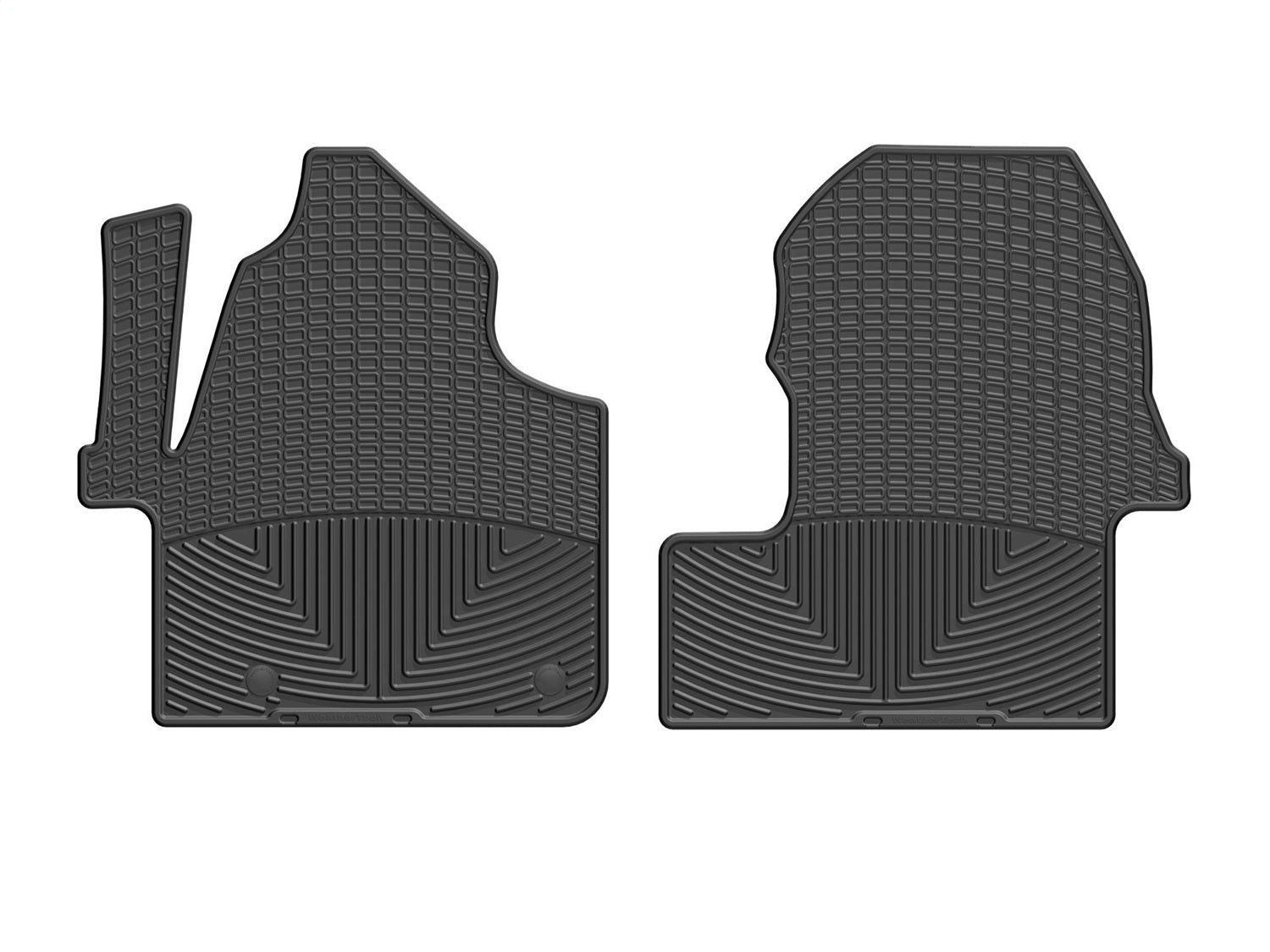 Weathertech W530 All Weather Floor Mats; Black; Front; Weathertech W530