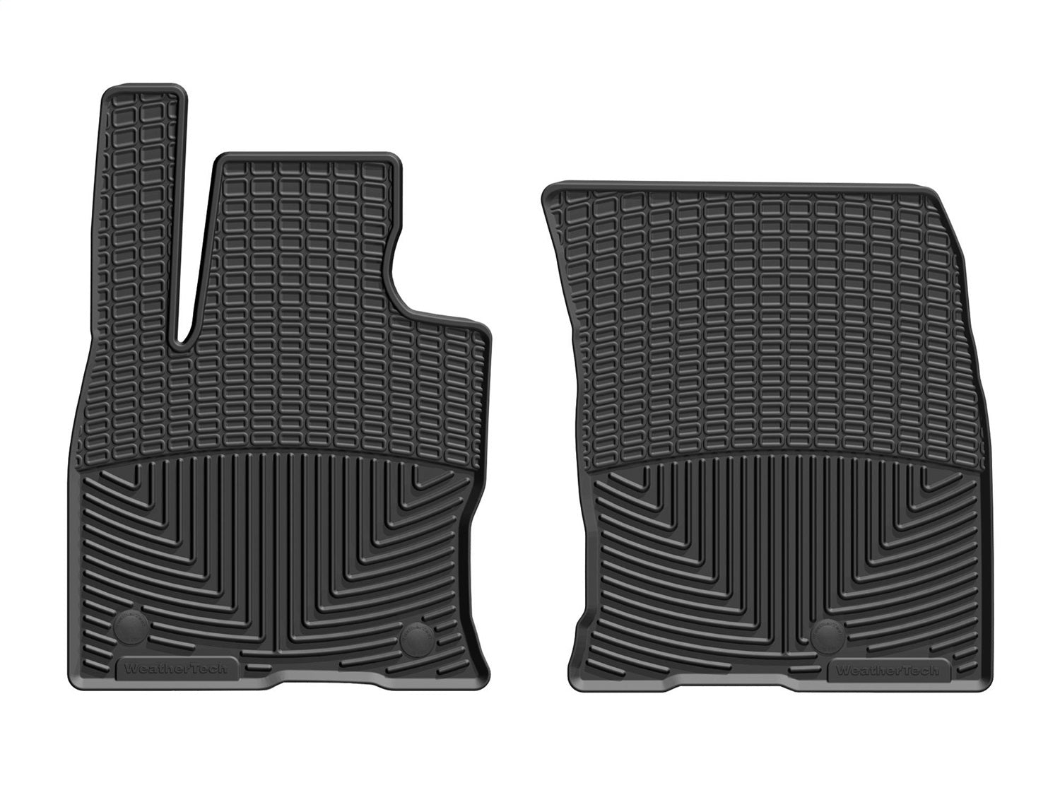 Weathertech W531 All Weather Floor Mats; Black; Front; Weathertech W531