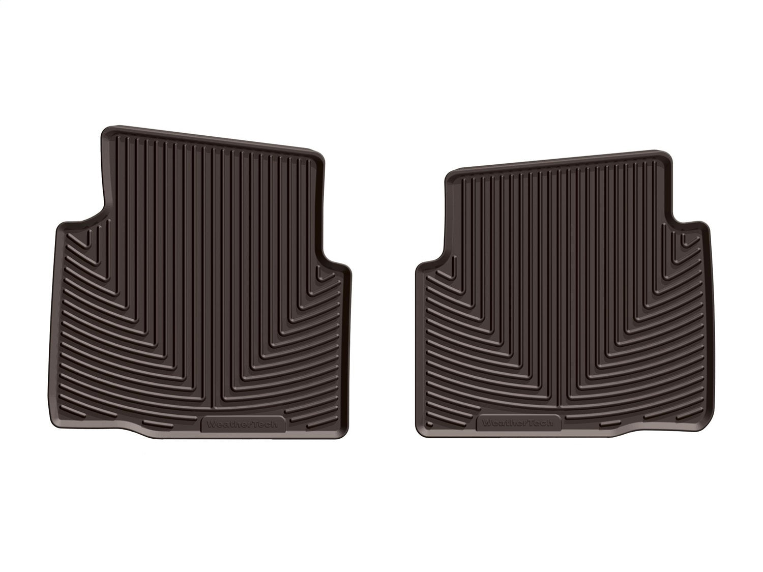 Weathertech W532CO All Weather Floor Mats; Cocoa; Rear; Weathertech W532CO