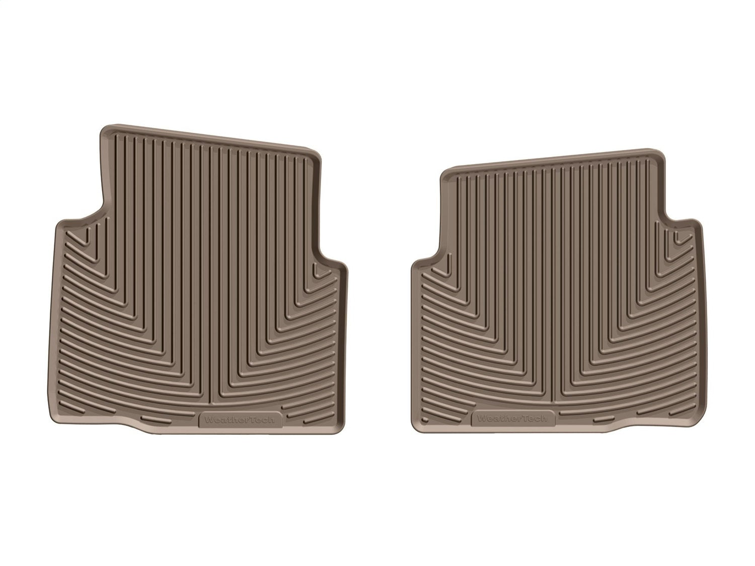 Weathertech W532TN All Weather Floor Mats; Tan; Rear; Weathertech W532TN