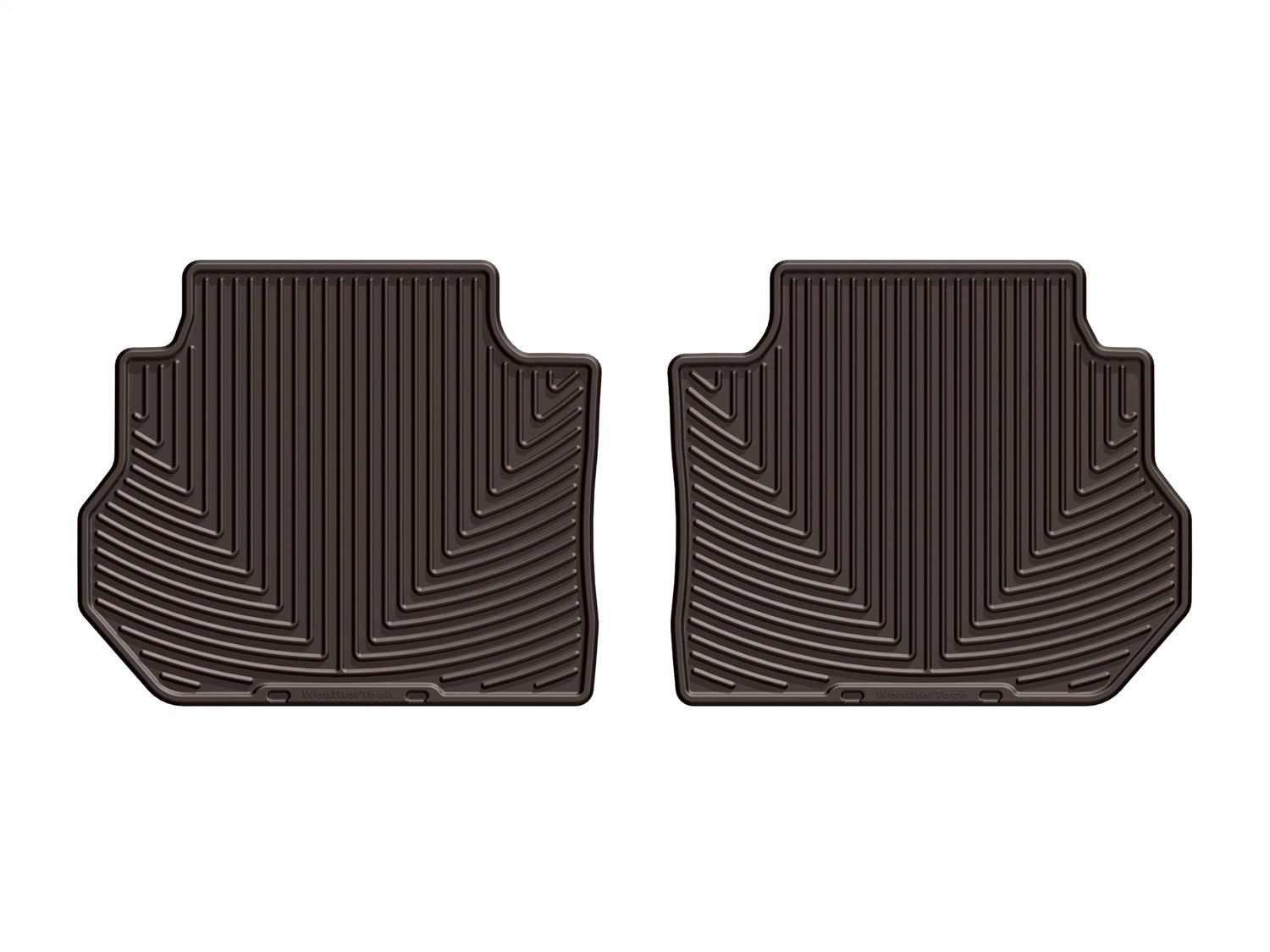 Weathertech W535CO All Weather Floor Mats; Cocoa; Rear; Weathertech W535CO