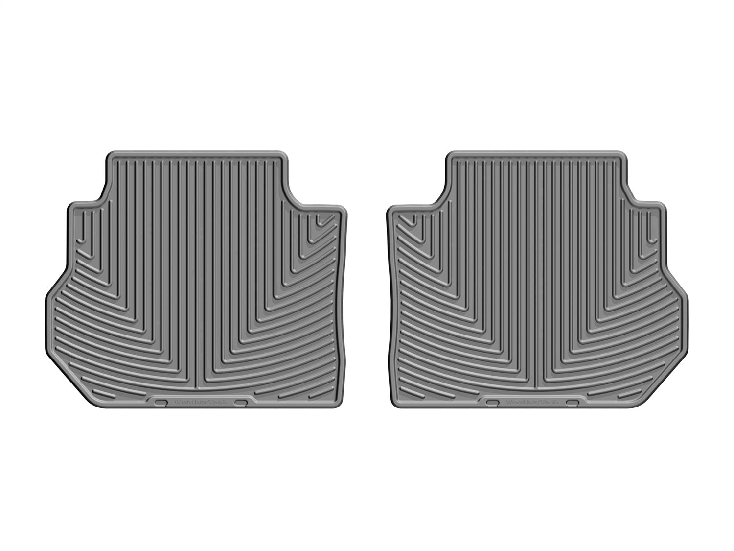 Weathertech W535GR All Weather Floor Mats; Gray; Rear; Weathertech W535GR