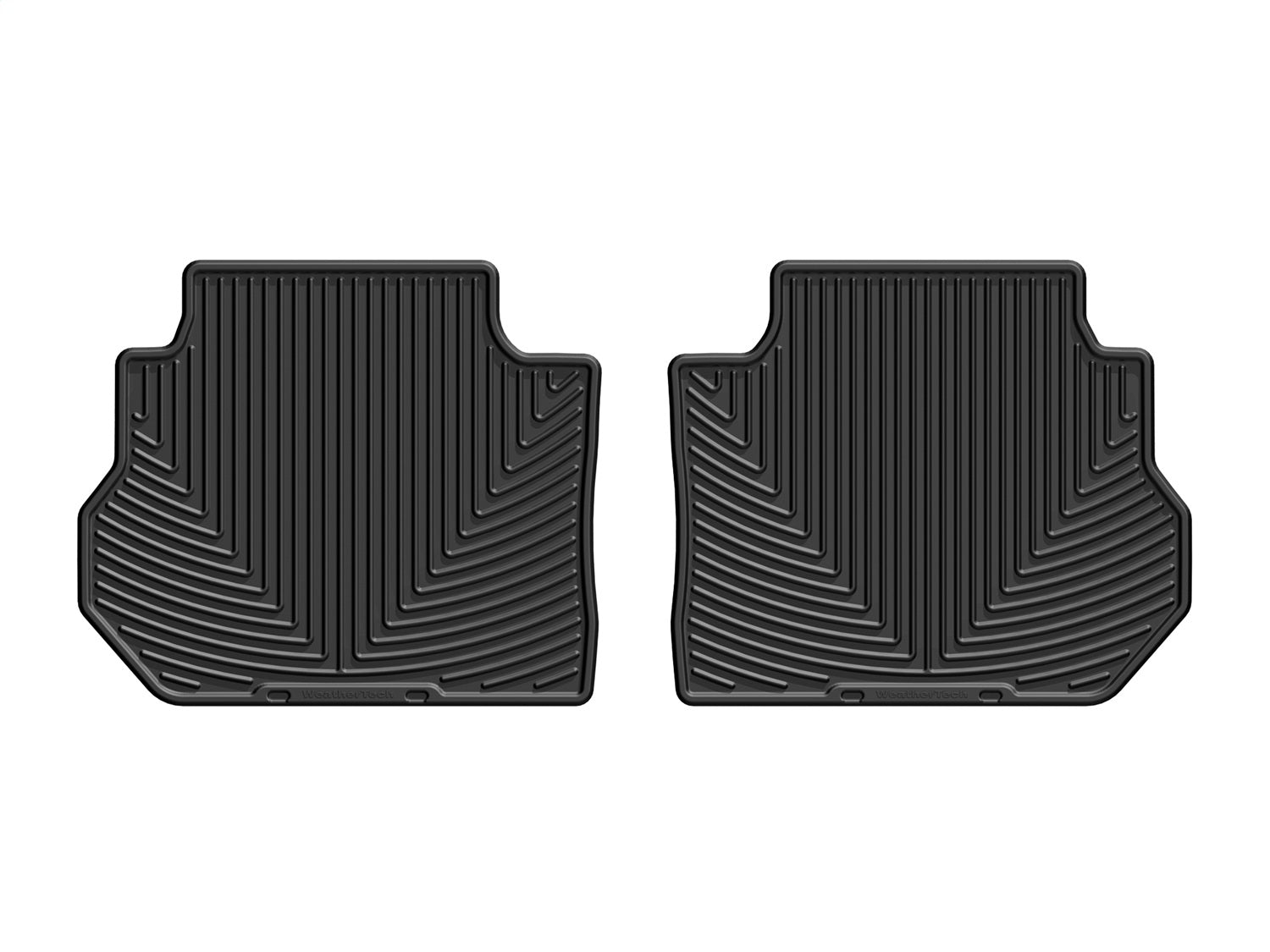 Weathertech W535 All Weather Floor Mats; Black; Rear; Weathertech W535
