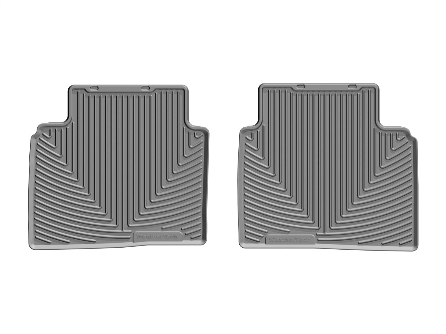 Weathertech W537GR All Weather Floor Mats; Gray; Rear; Weathertech W537GR