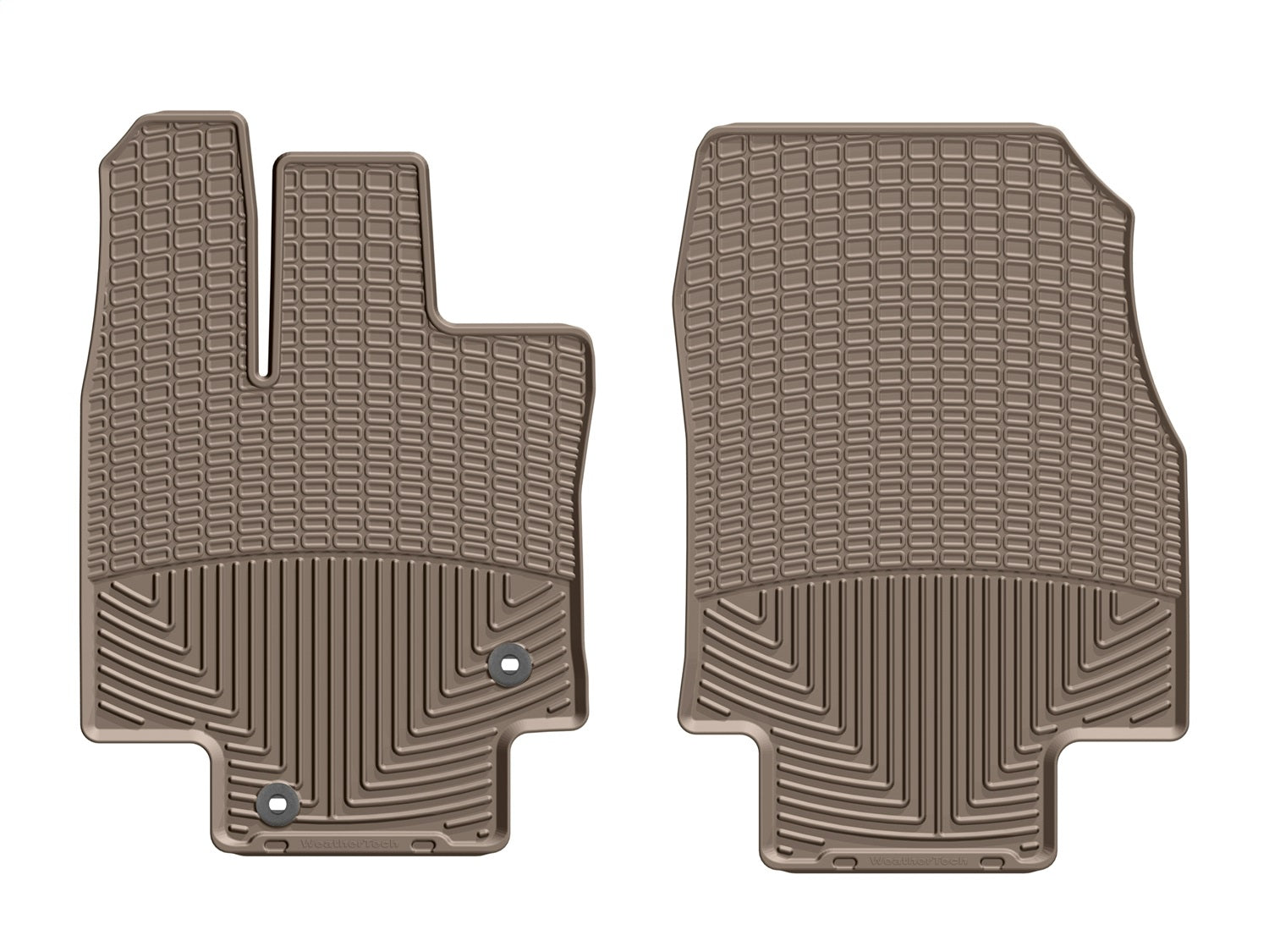 Weathertech W540TN All Weather Floor Mats; Tan; Front; Weathertech W540TN