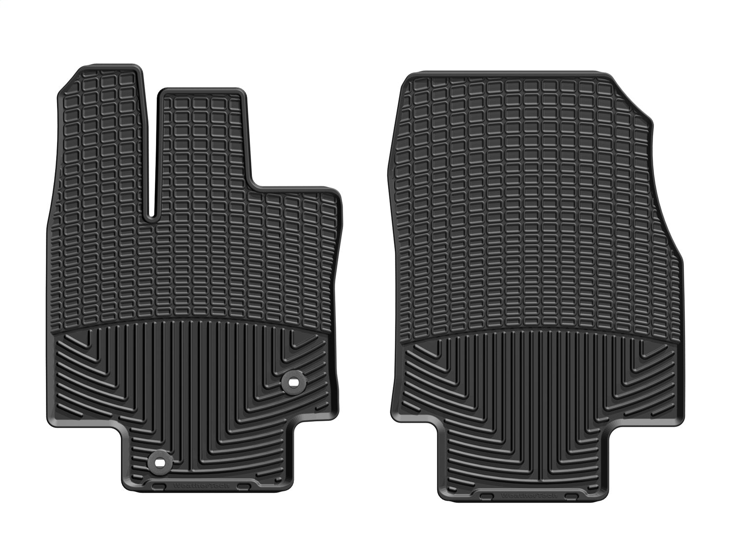 Weathertech W540 All Weather Floor Mats; Black; Front; Weathertech W540