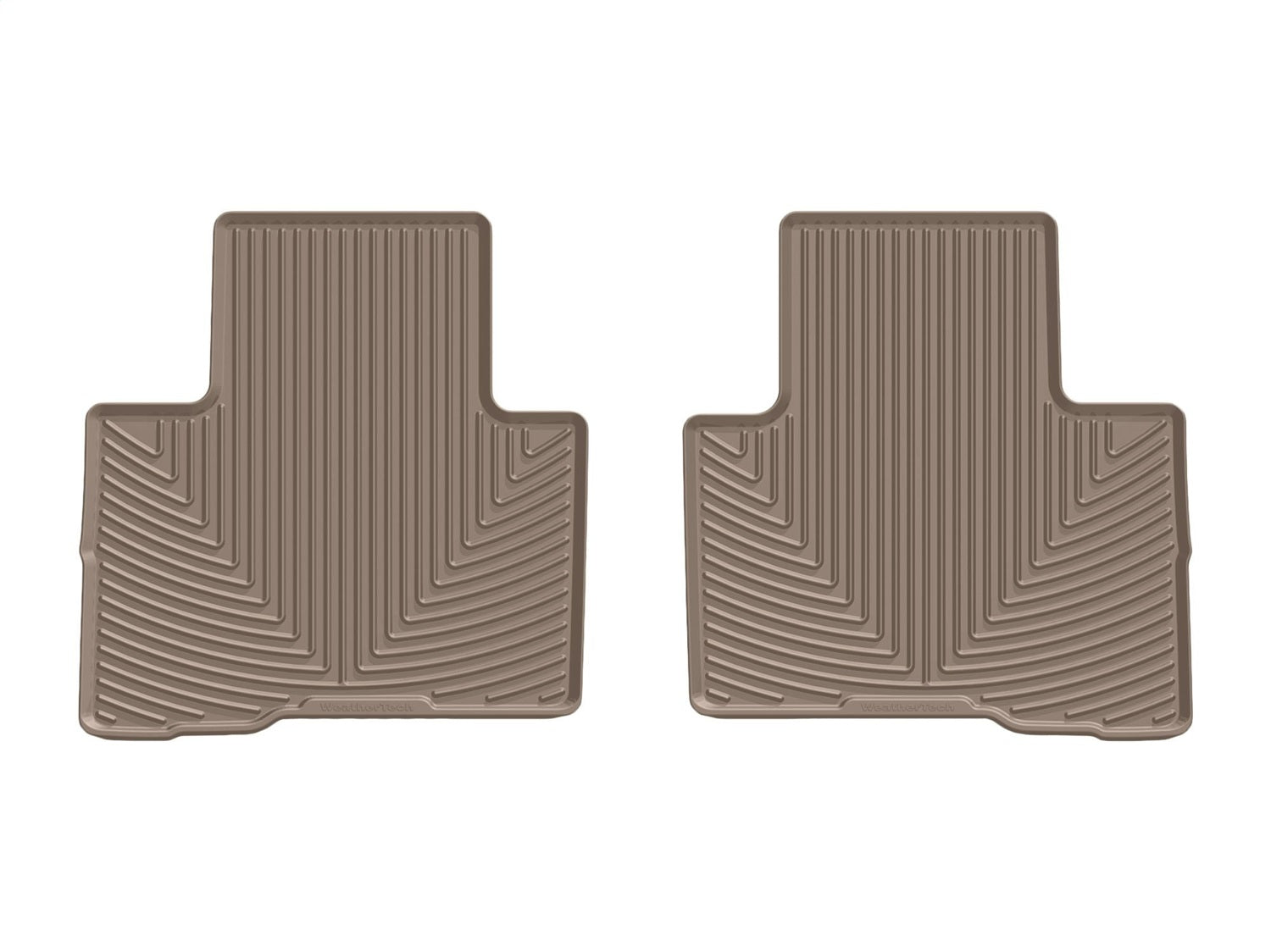 Weathertech W541TN All Weather Floor Mats; Tan; Rear; Weathertech W541TN