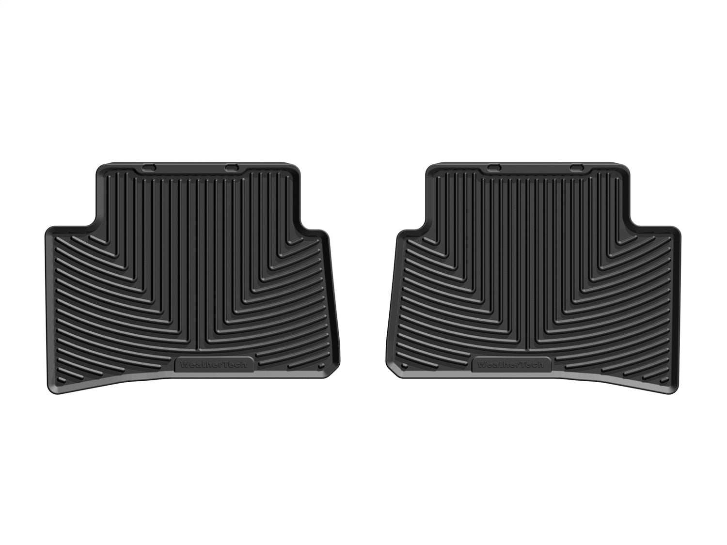 Weathertech W543 All Weather Floor Mats; Black; Rear; Weathertech W543