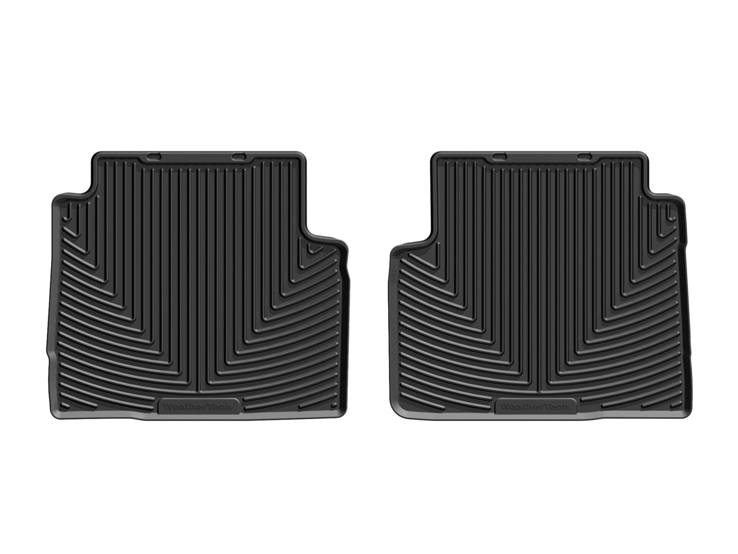 Weathertech W547 All Weather Floor Mats; Black; Rear; Weathertech W547