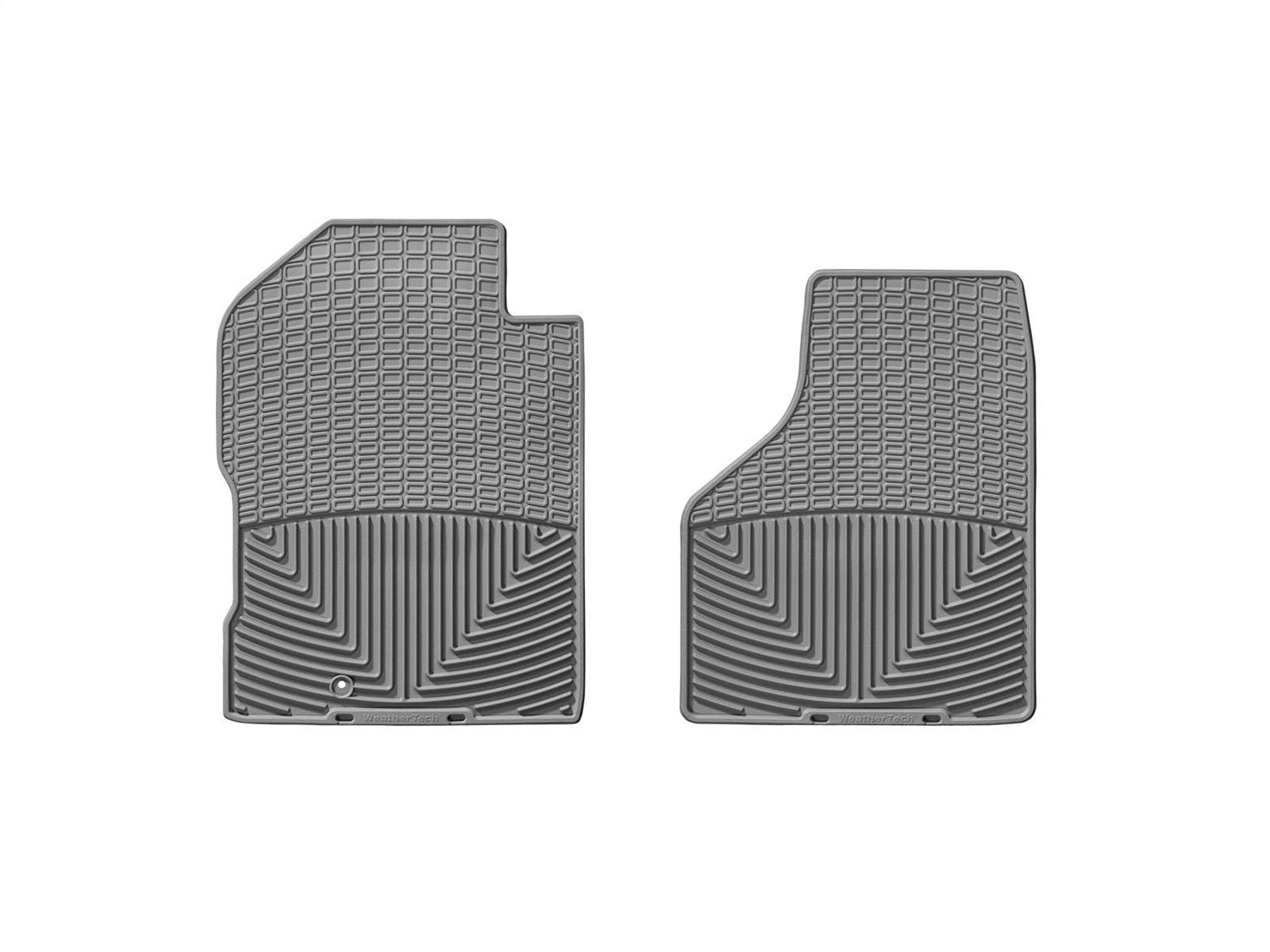 Weathertech W54GR All Weather Floor Mats; Gray; Front; Weathertech W54GR
