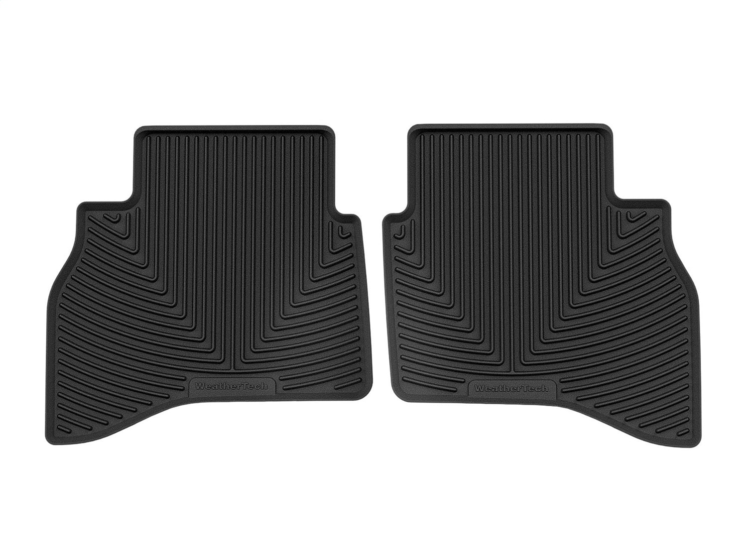 Weathertech W558 All Weather Floor Mats; Black; Rear; Weathertech W558