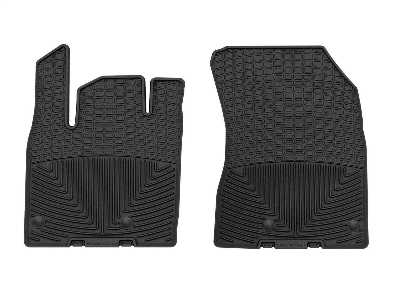 Weathertech W575 All Weather Floor Mats; Black; Front; Weathertech W575