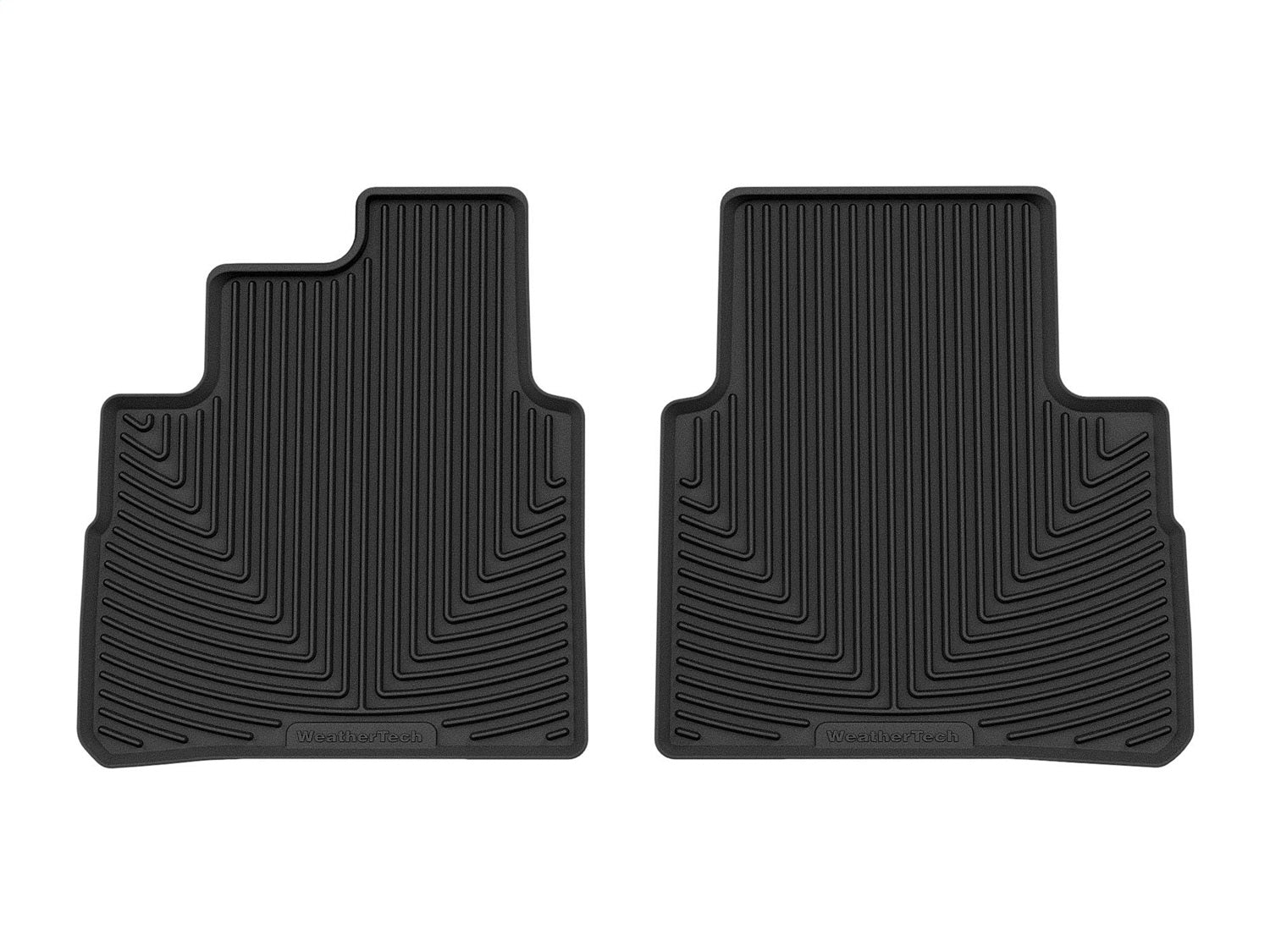 Weathertech W576 All Weather Floor Mats; Black; Rear; Weathertech W576