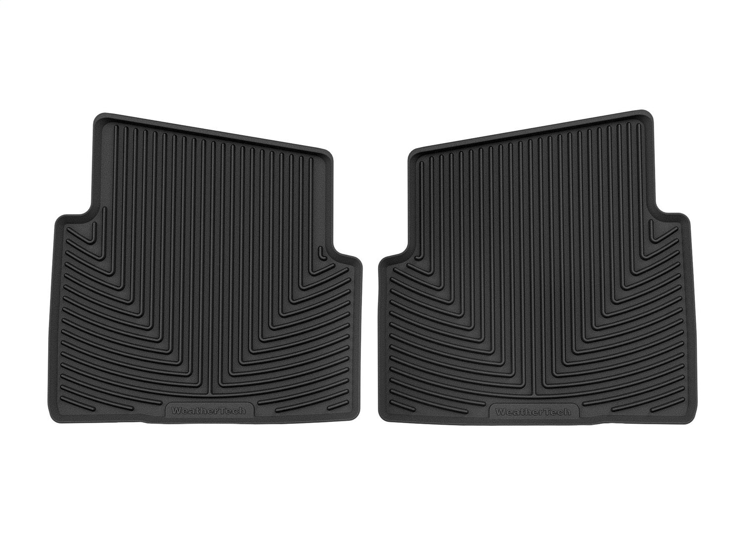 Weathertech W578 All Weather Floor Mats; Black; Rear; Weathertech W578
