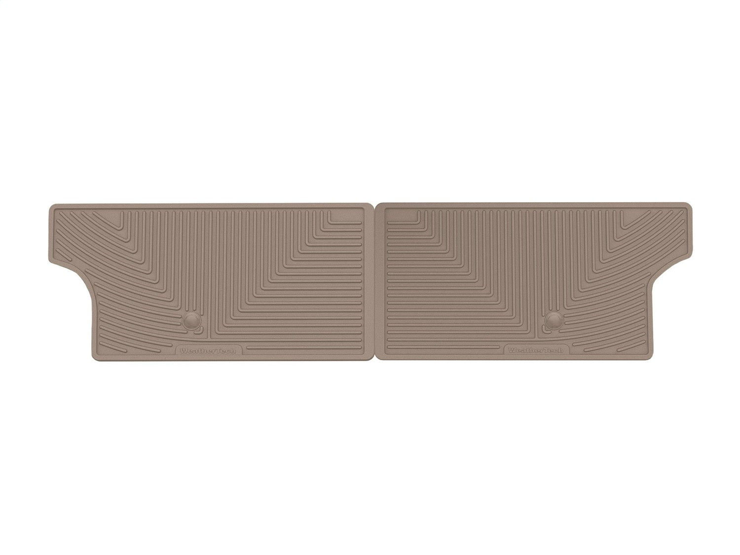 Weathertech W582TN All Weather Floor Mats; Tan; Third Row; Weathertech W582TN