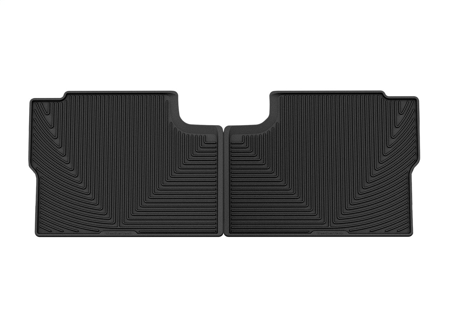 Weathertech W586 All Weather Floor Mats; Black; Rear; Weathertech W586