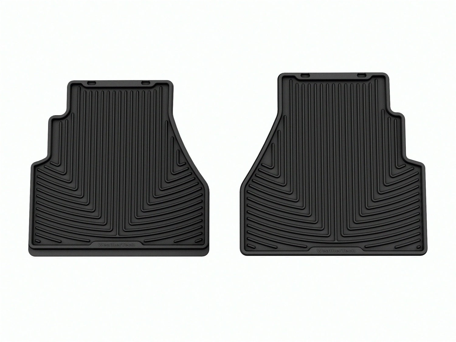 Weathertech W609 All Weather Floor Mats; Black; Rear; Weathertech W609